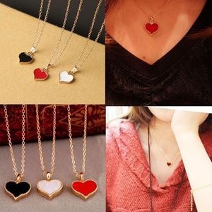 Jewelry - **Last One**Red Enamel Heart Necklace Jewelry - **Last One**Red Enamel Heart Necklace